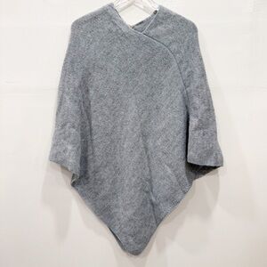 Fratelli Talli Wool Alpaca Blend Knit Poncho Sweater One Size Made In Italy